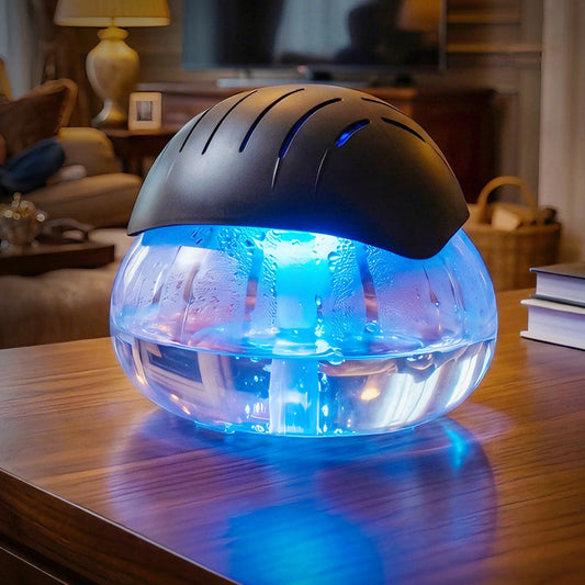 Portable Water Filtration Air Purifier & Humidifier with LED Night Light