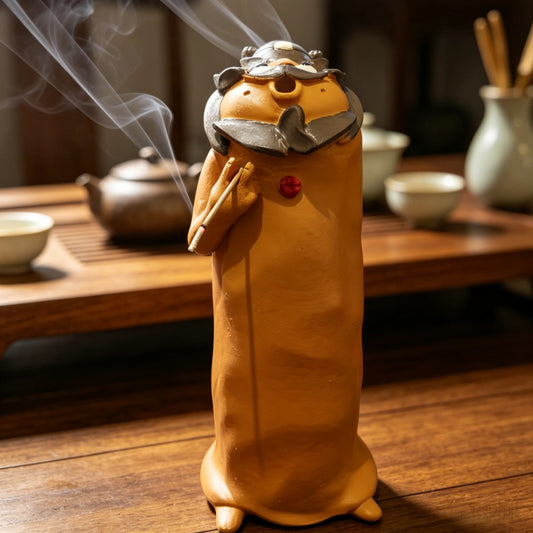 Zhong Kui Resin Incense Holder — Art, Character & Atmosphere