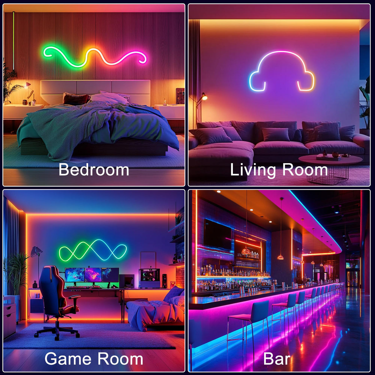 Dragon Scale Woven LED Neon Rope Light