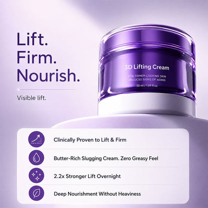 ✨3D Lifting Cream 1.7 fl oz | Advanced Korean Facial Night Cream
