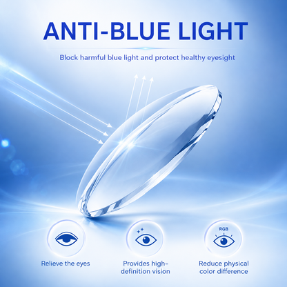 Diamond‑Studded Cat‑Eye Large Frame PC Light Anti‑Fatigue Reading Glasses
