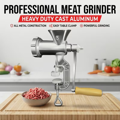 Home Hand Crank Meat Grinder and Sausage Stuffer