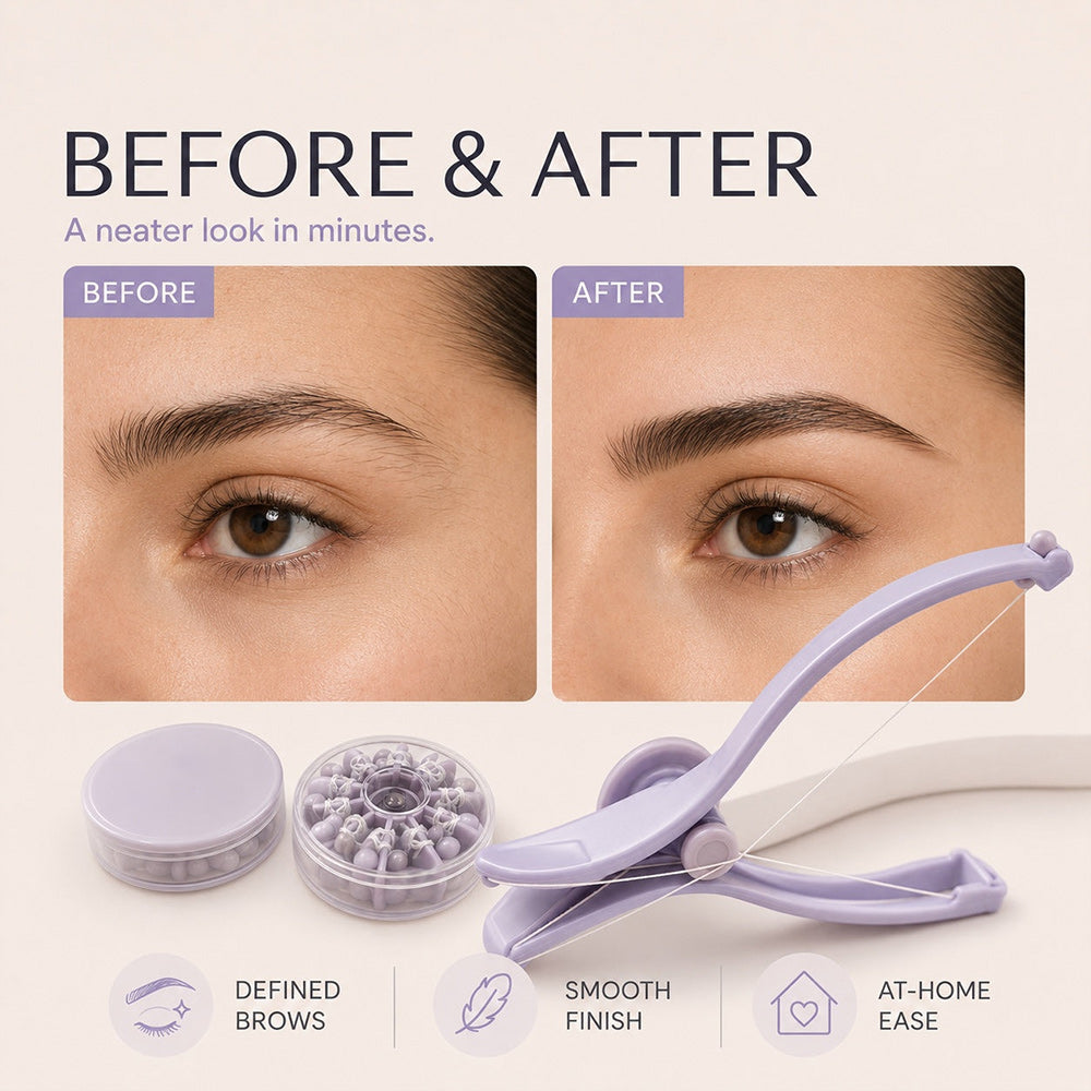 Manual Facial Hair Remover – Threading Tool for Face & Brows