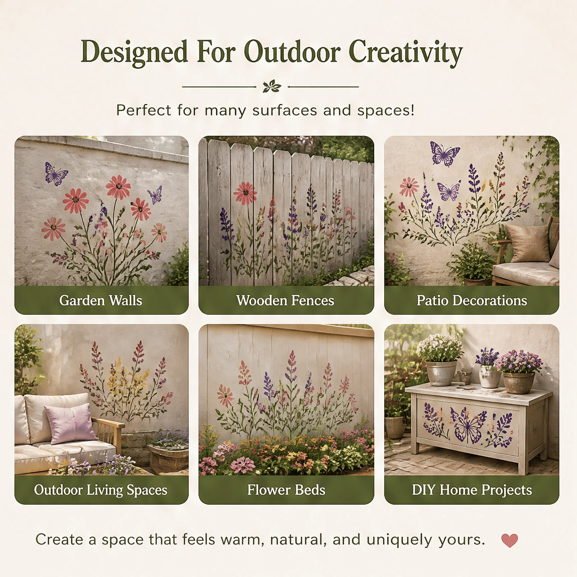 DIY Garden Painting Templates for Every Space