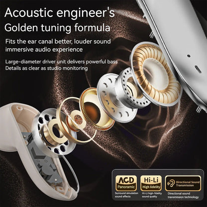 Bluetooth Headphones — Featuring a "Zero-Gravity" titanium alloy ear-hook design.