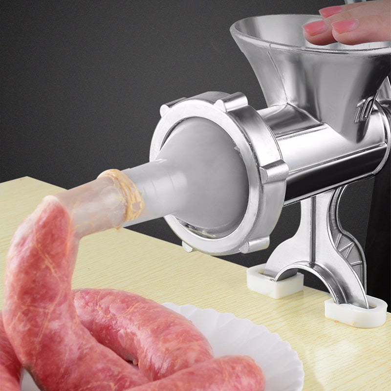 Home Hand Crank Meat Grinder and Sausage Stuffer