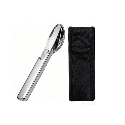 4-in-1 Portable Stainless Steel Utensil Set