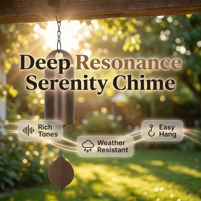 🔔 Deep Resonance Wind Bell – Rich-Tone Outdoor Garden Chime