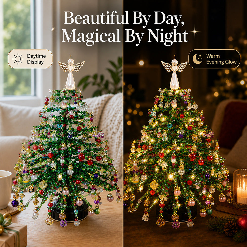 DIY Beaded Christmas Tree Kit – Create Your Own Sparkling Holiday Decor