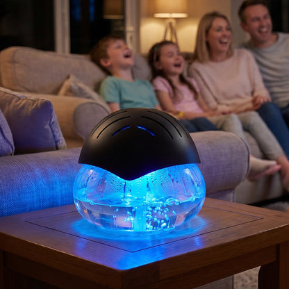 Portable Water Filtration Air Purifier & Humidifier with LED Night Light