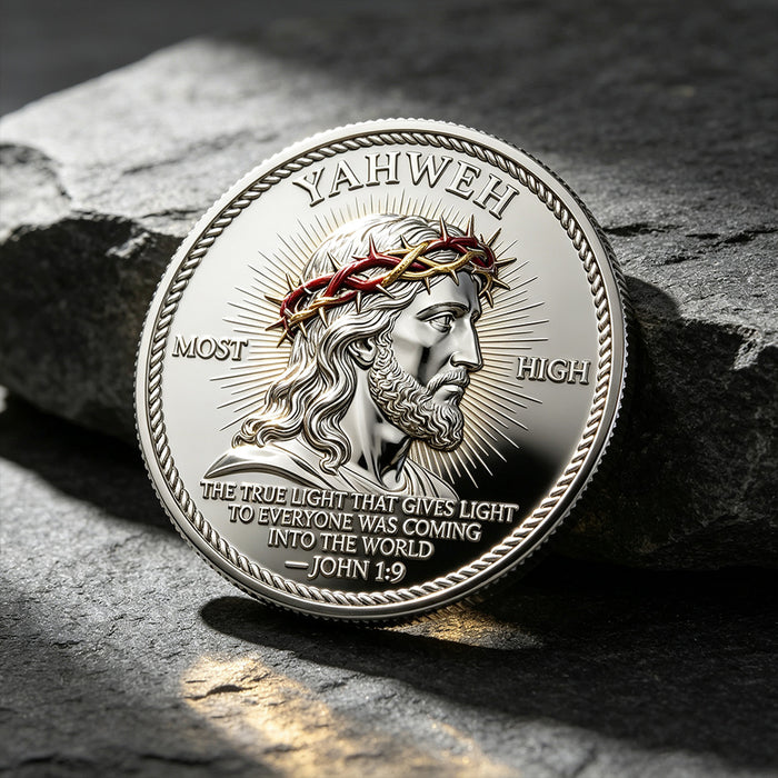 Life Light Faith Religious Lucky Coin Collectible Keepsake