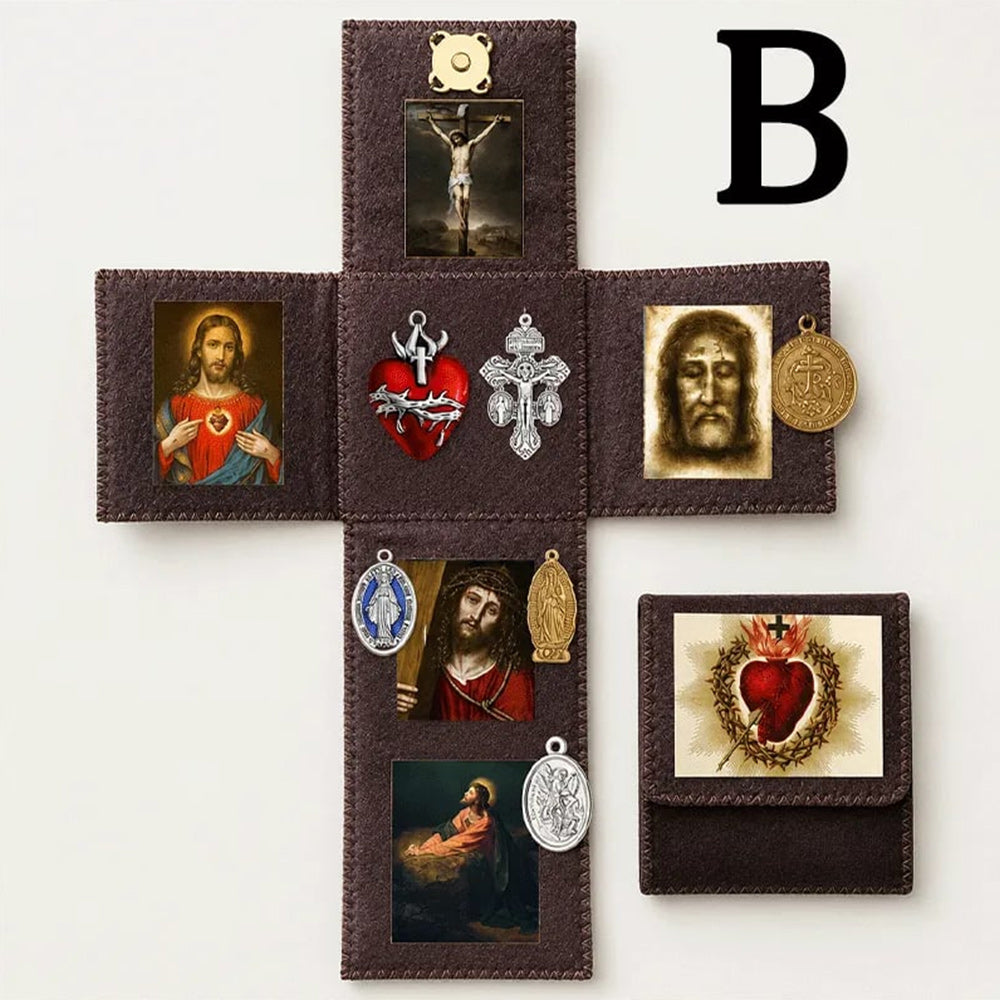 Portable Catholic Pocket Altar Pouch