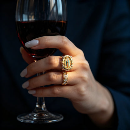 Vintage Virgin Mary Ring