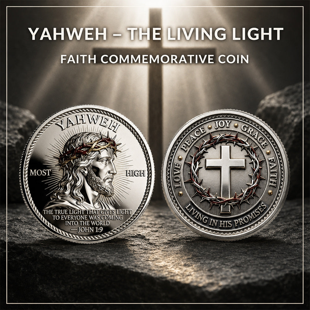 Life Light Faith Religious Lucky Coin Collectible Keepsake