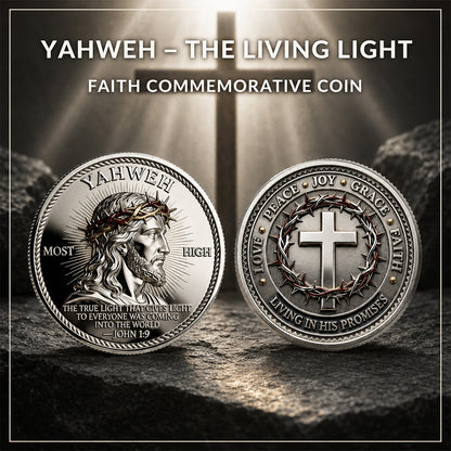 Life Light Faith Religious Lucky Coin Collectible Keepsake