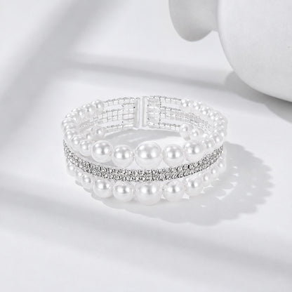 Lucky Pearl & Crystal Bracelet