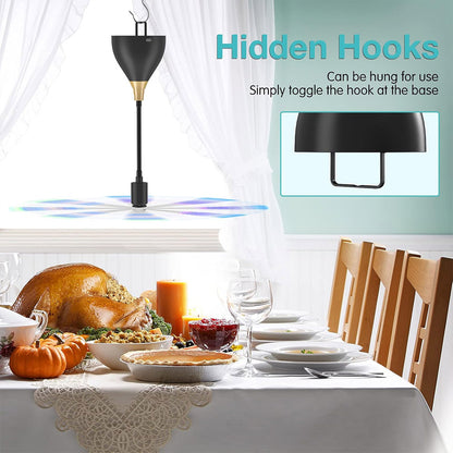Portable Fly Repellent Fan – Enjoy Fly-Free Outdoor Meals Anywhere