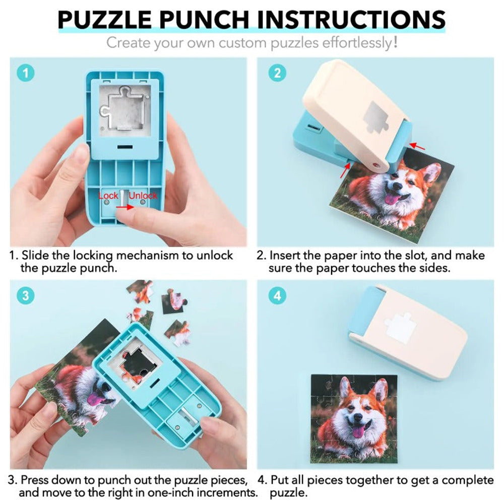 DIY Photo Jigsaw Puzzle Maker Manual Lever Cutter