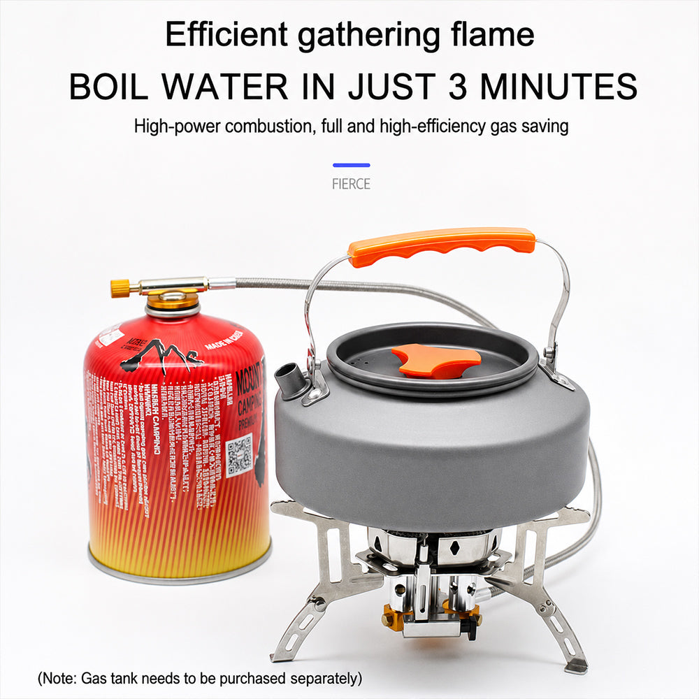 Camping Gas Burner – 5800W, Piezo Ignition, Windproof