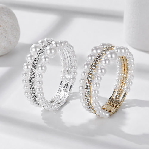 Lucky Pearl & Crystal Bracelet
