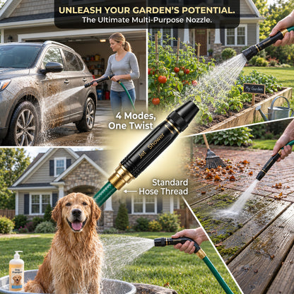 🚗💦 High-Pressure Hose Nozzle – Adjustable Spray Gun for Car Washing & Garden Cleaning