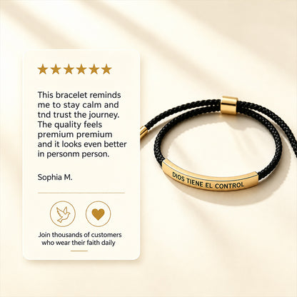 God Is In Control Christian Bracelet – A Powerful Faith Reminder for Hope, Strength & Blessings