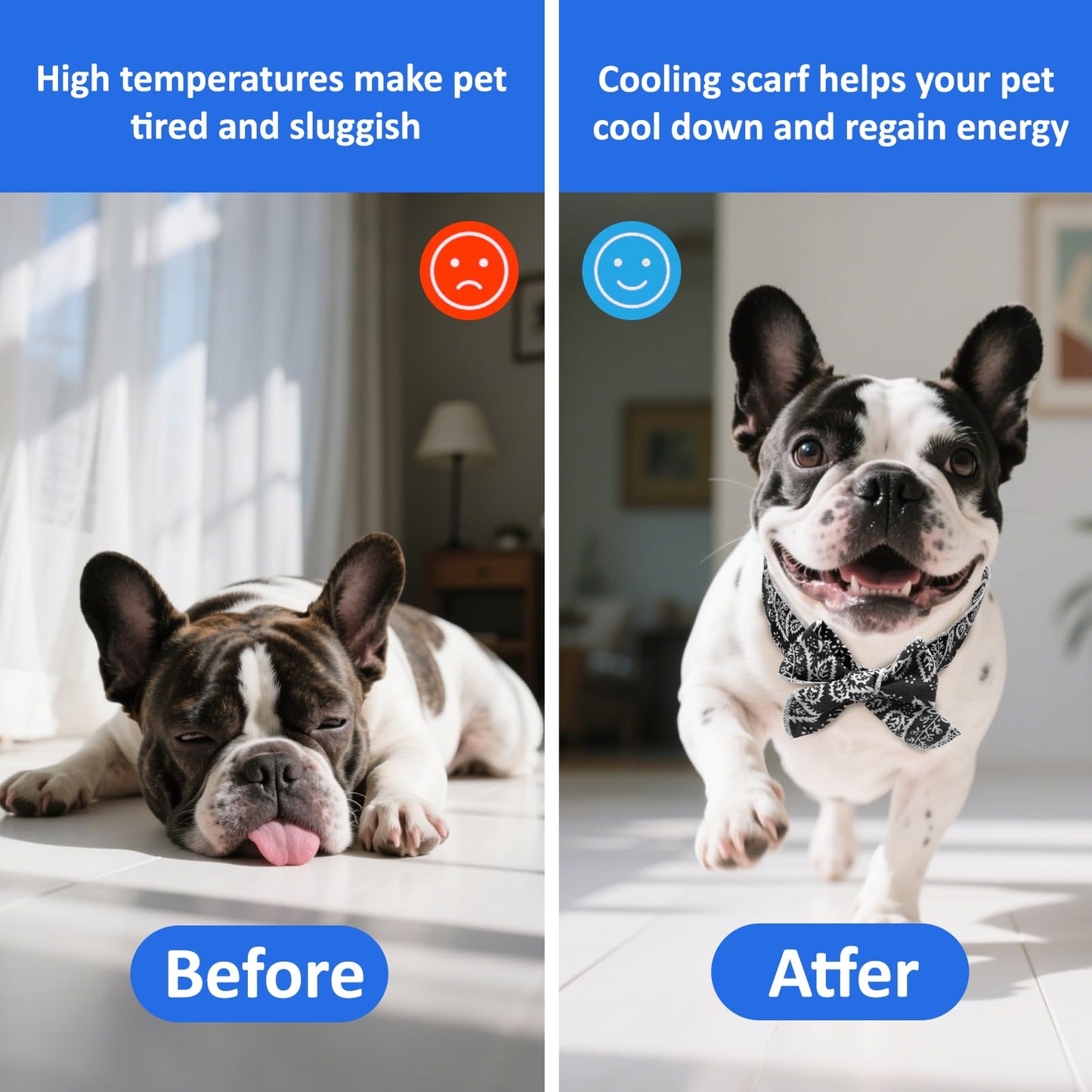 Summer Pet Cooling Collar Wrap