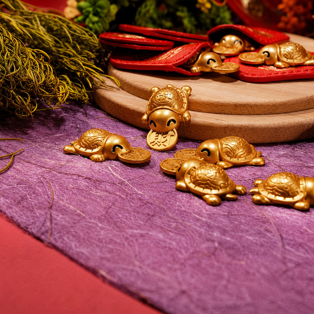 2026 Golden Turtle Charm – Bites onto Luck, Never Lets Go