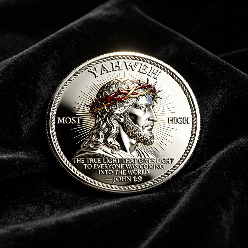 Life Light Faith Religious Lucky Coin Collectible Keepsake