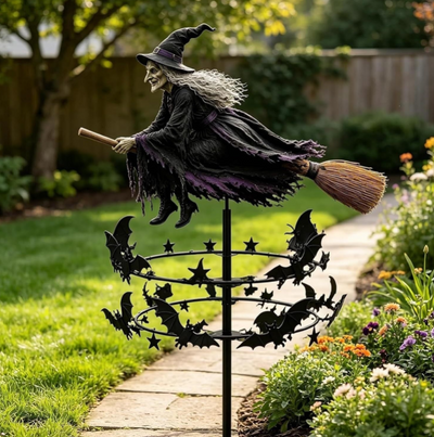 The Enchanted Witch Garden Wind Spinner