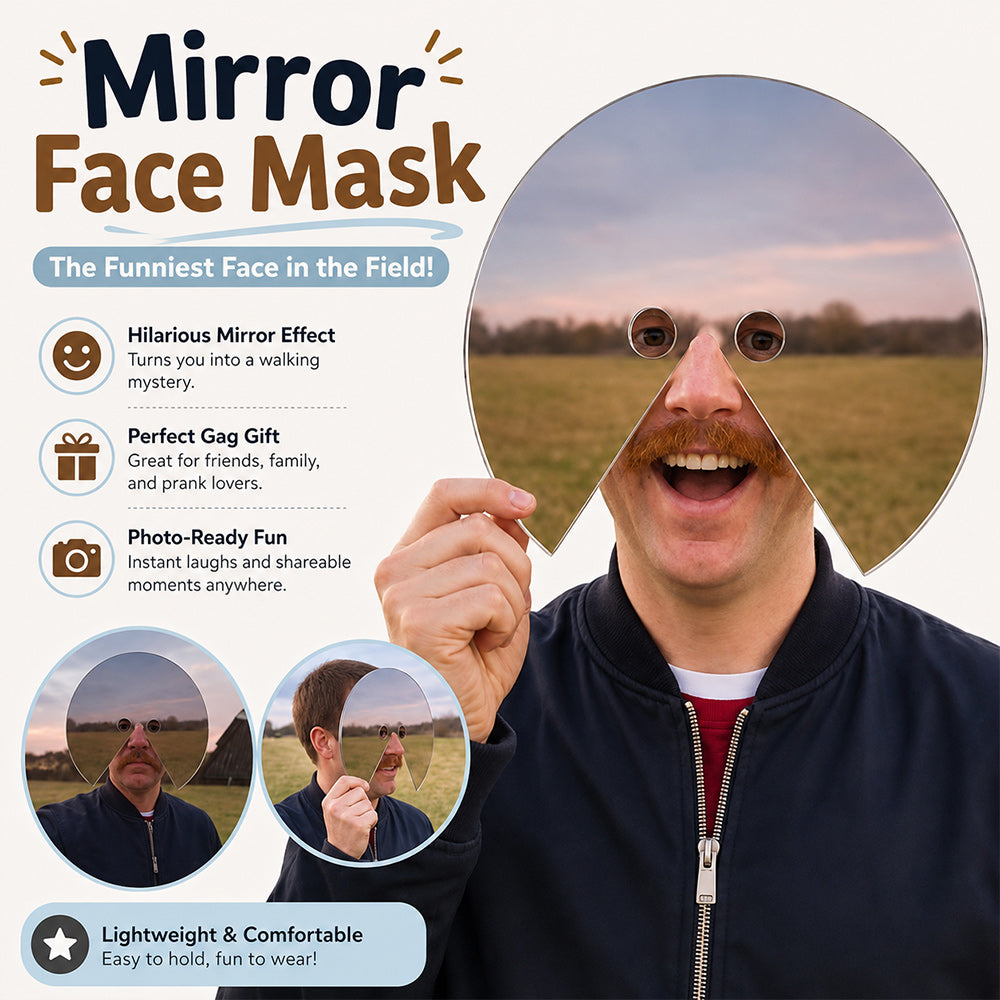 Mirror Face Mask – Hilarious Selfie & Party Prop