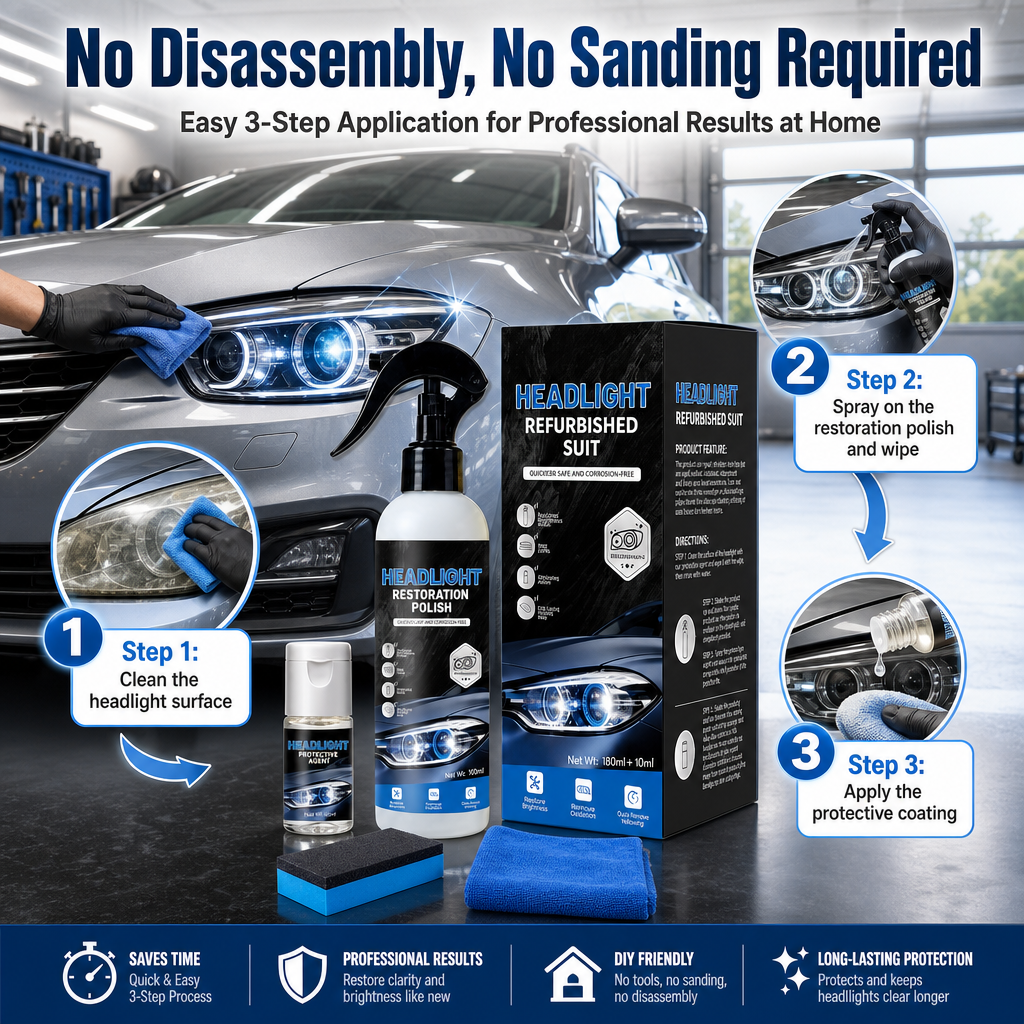 💡 Headlight Restoration Polish