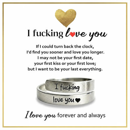 For Love - I   F🖤cking Love You Ring