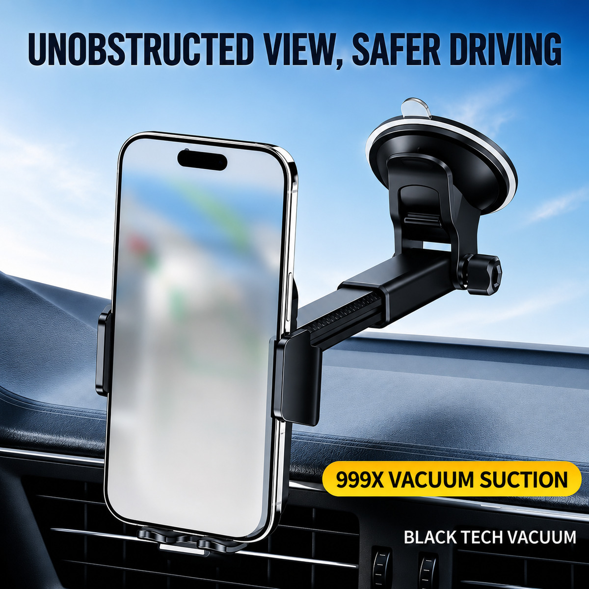 Car Phone Holder 2026 Ultimate Phone Holder for Your Car Windshield Dashboard Cell Phone Car Mount