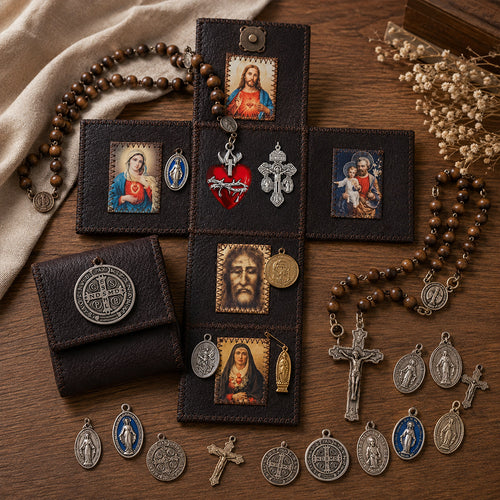 Portable Catholic Pocket Altar Pouch