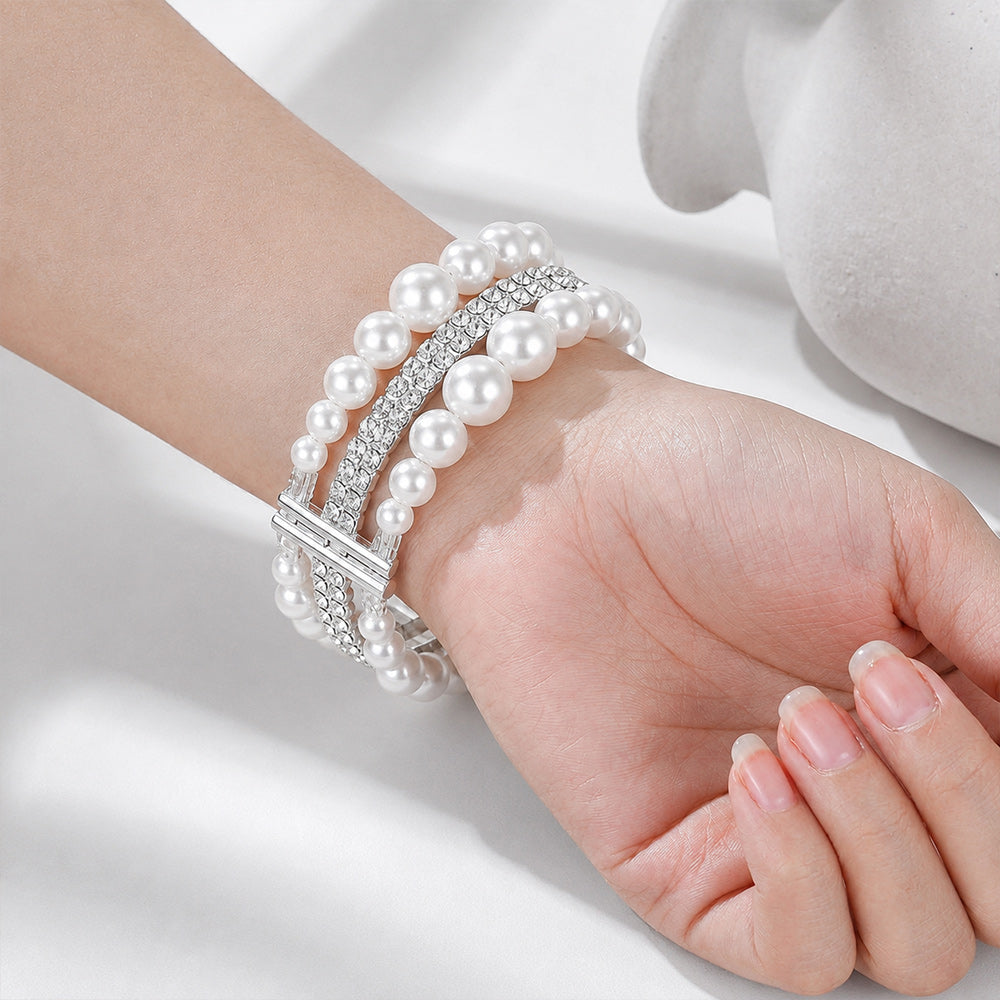 Lucky Pearl & Crystal Bracelet