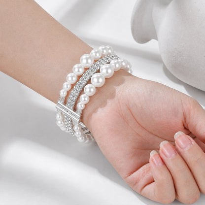 Lucky Pearl & Crystal Bracelet