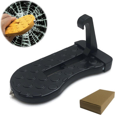 Universal Car Roof Rack Step🚗Foldable Roof Rack Door Lock, Easy to Get in and Out of Car