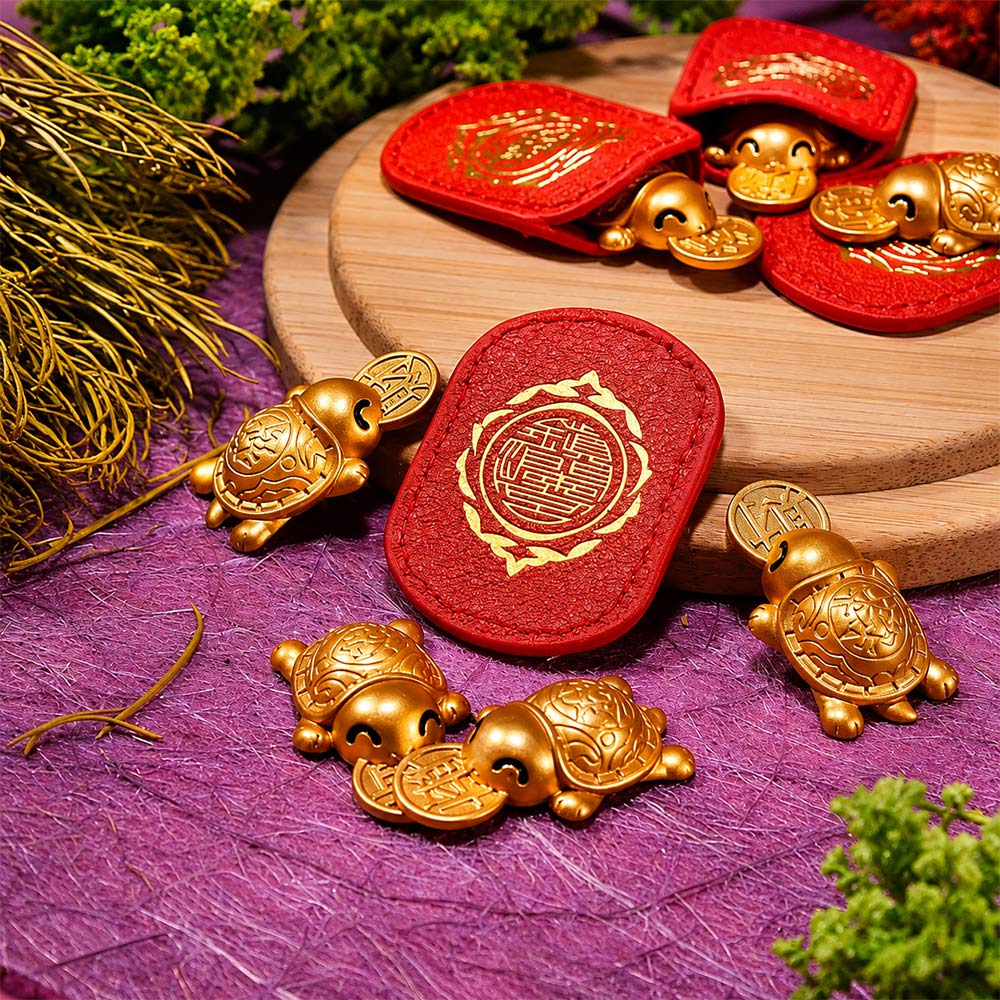 2026 Golden Turtle Charm – Bites onto Luck, Never Lets Go