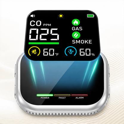 5-in-1 Portable Gas Detector Alarm