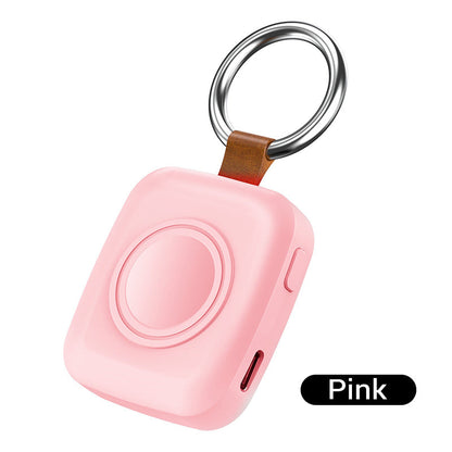 Portable Keychain Charger for Smartwatches – Wireless Power On-the-Go
