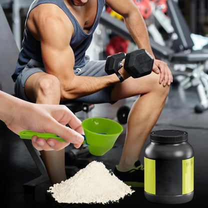 Sliding Spoon Funnel for Protein Creatine Coffee Powder