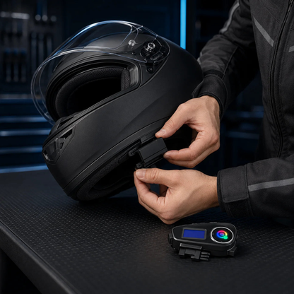 Bluetooth Helmet Intercom – Motorcycle Headset with MP3 Music Sharing