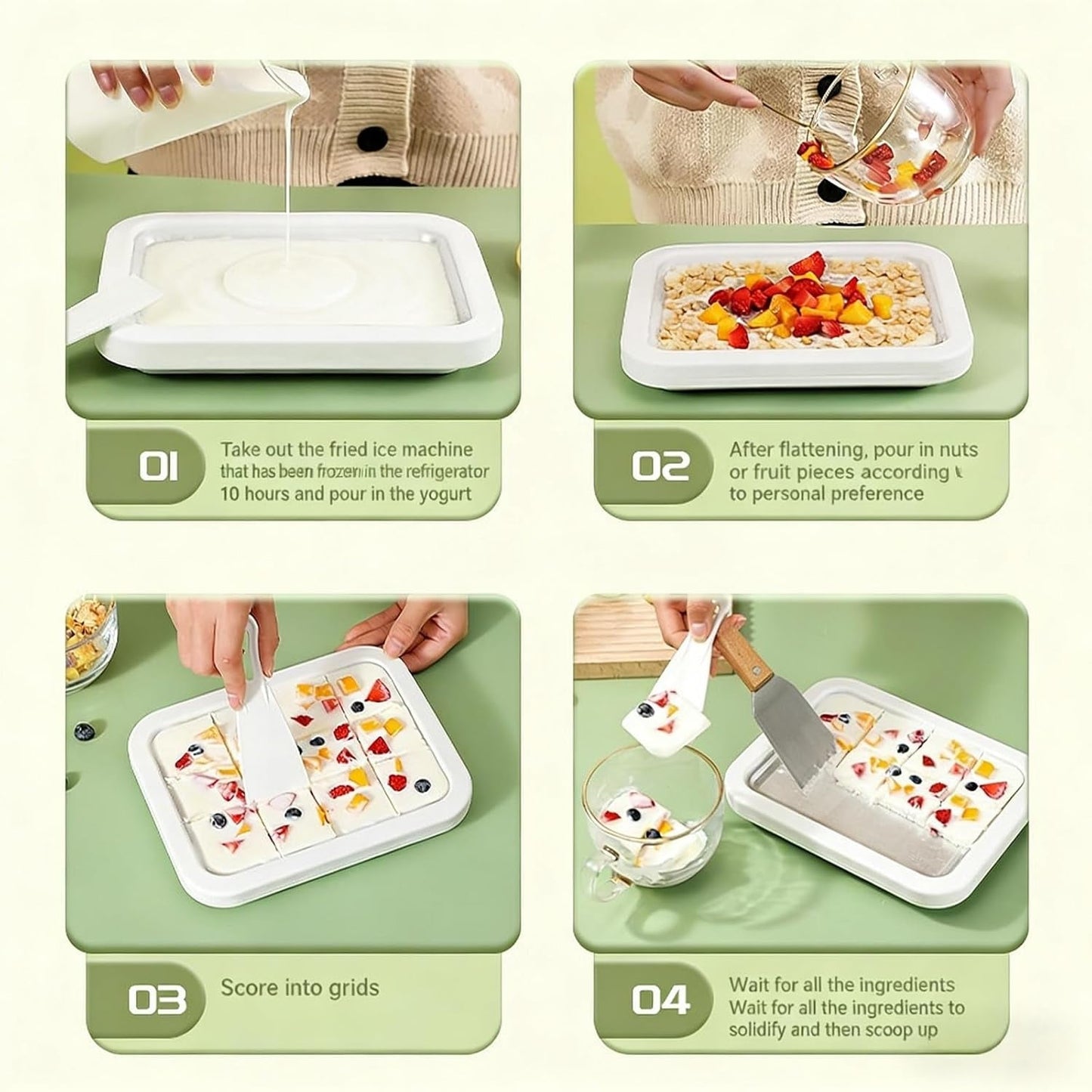 Rolled Ice Cream Maker Kit