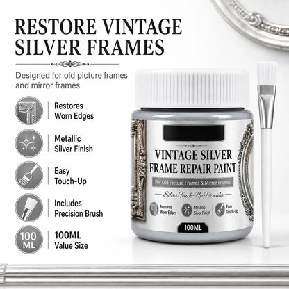 Gold Metallic Refinishing Repair Paste with Brush
