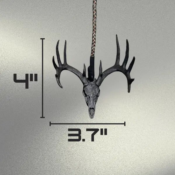 🦌Whitetail Deer Skull Rearview Mirror Hanger