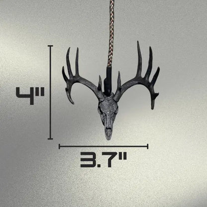 🦌Whitetail Deer Skull Rearview Mirror Hanger