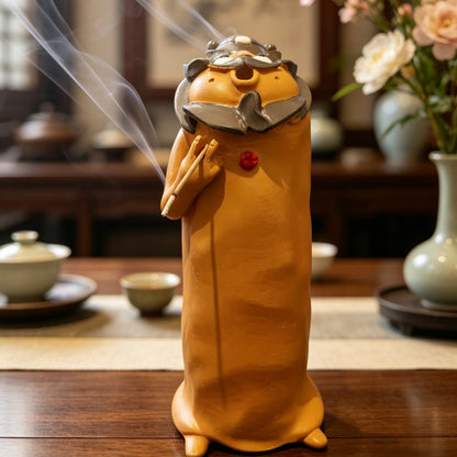 Zhong Kui Resin Incense Holder — Art, Character & Atmosphere