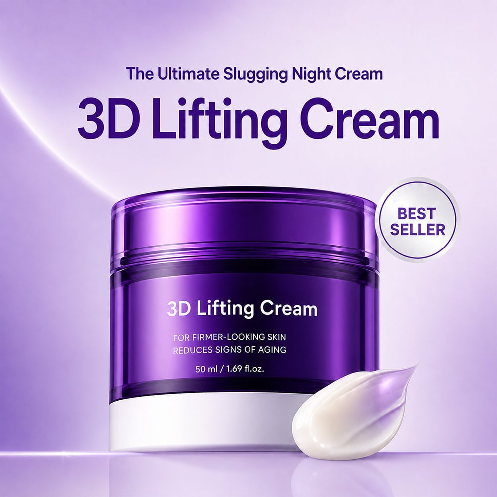 ✨3D Lifting Cream 1.7 fl oz | Advanced Korean Facial Night Cream