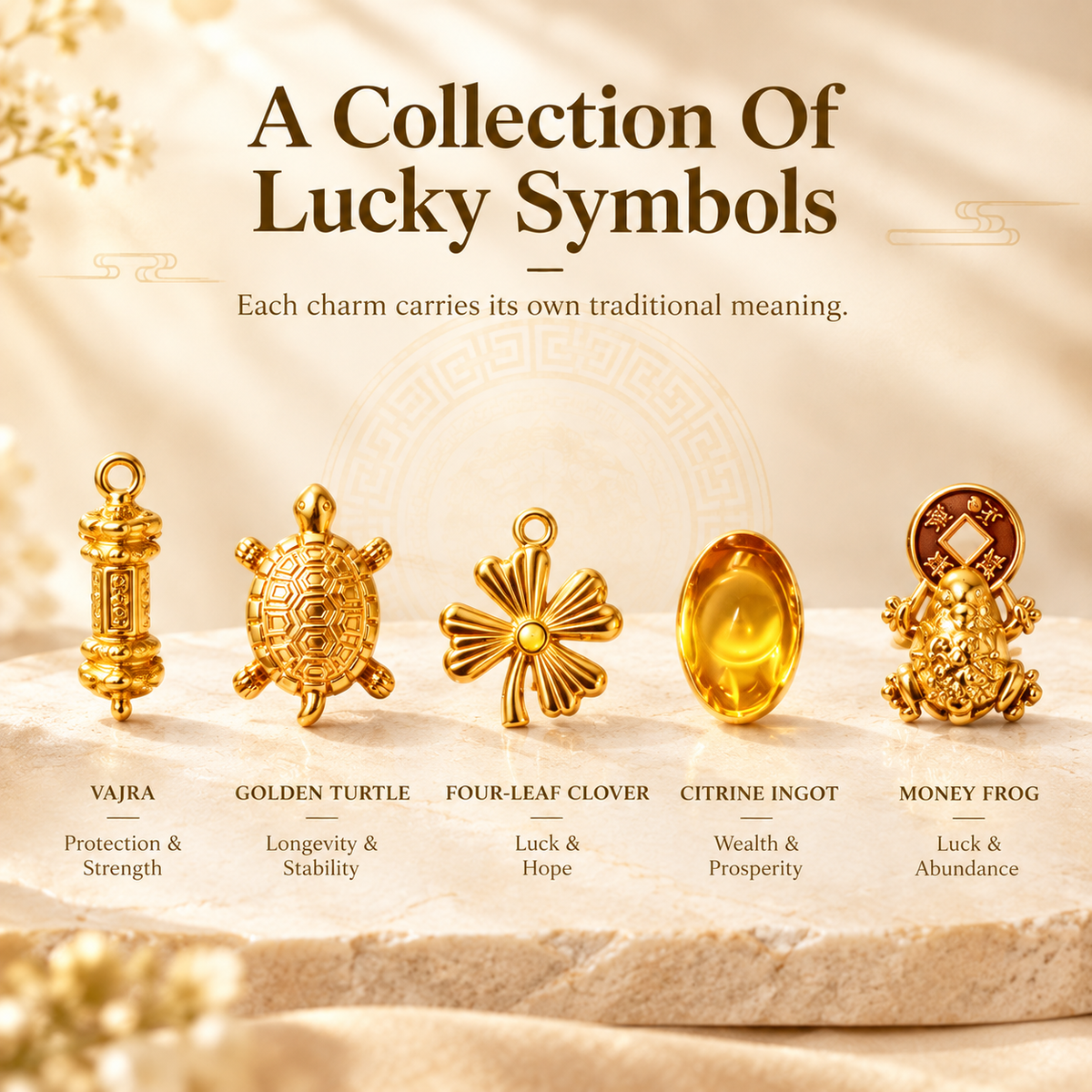 🐢💰Golden Lucky Turtle Wealth Charm Set - Bites onto Luck, Never Lets Go